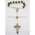 Catholic Wooden Cross Bracelet